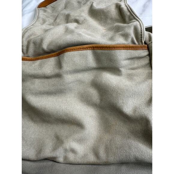 Vintage L.L. Bean Leather and Canvas Cross Body Field Bag - Picture 10 of 12